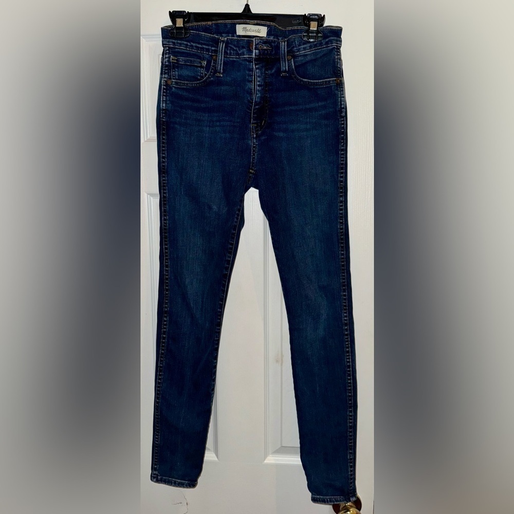Madewell 10” High Rise Medium Wash Skinny Jeans Size 26